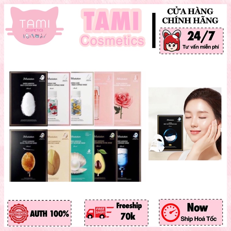 Mặt Nạ Cấp Ẩm Dưỡng Da J.Msolution Mask