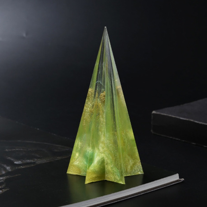 Khuôn Silicone Làm Xà Phòng Hình Nón Lục Giác