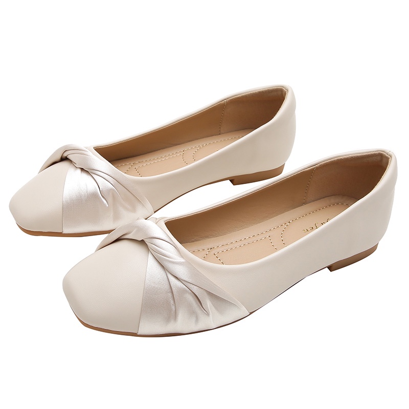 Giày Búp Bê Mũi Vuông Đế Bệt Thời Trang Dành Cho Nữ 2022