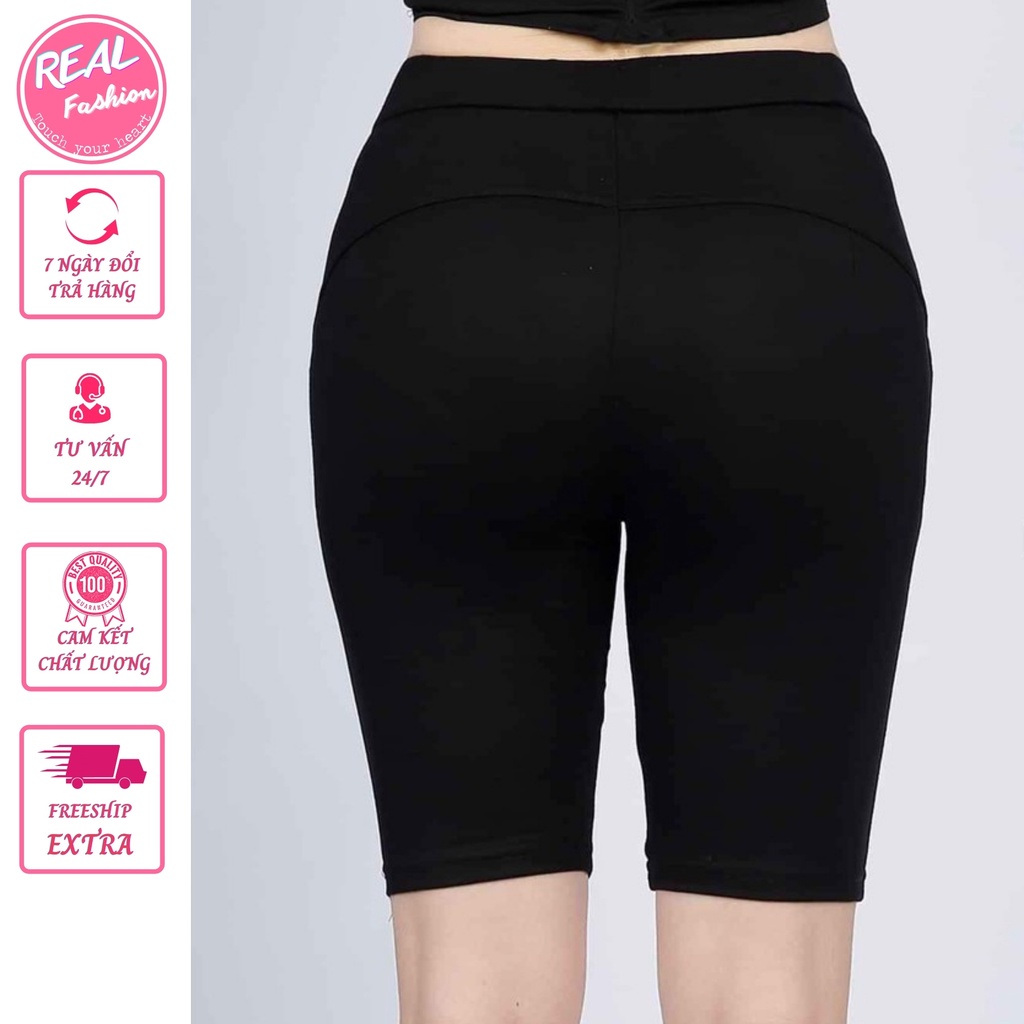 Quần Legging nữ nâng mông dáng đùi ,cạp cao co giãn 4 chiều ngoại cỡ đến 110kg Real Fashion