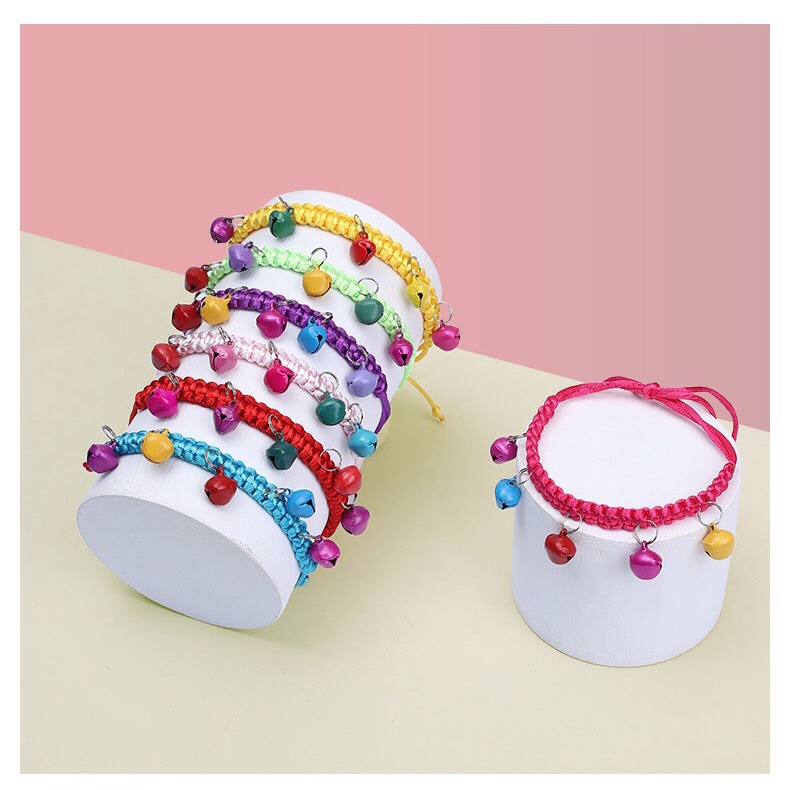 Vòng Cổ May Mắn Nhiều Chuông Cho Chó Mèo