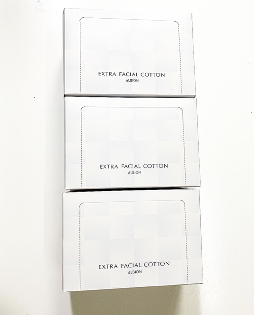 Bông tẩy trang Albion dạng hộp 20 miếng