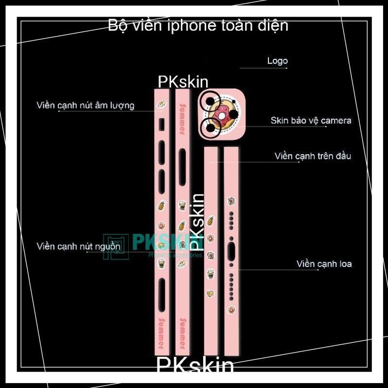 Miếng dán skin 3m viền in hình cho iPhone 13, 13 pro, 13 pro max, 13 mini theo yêu cầu