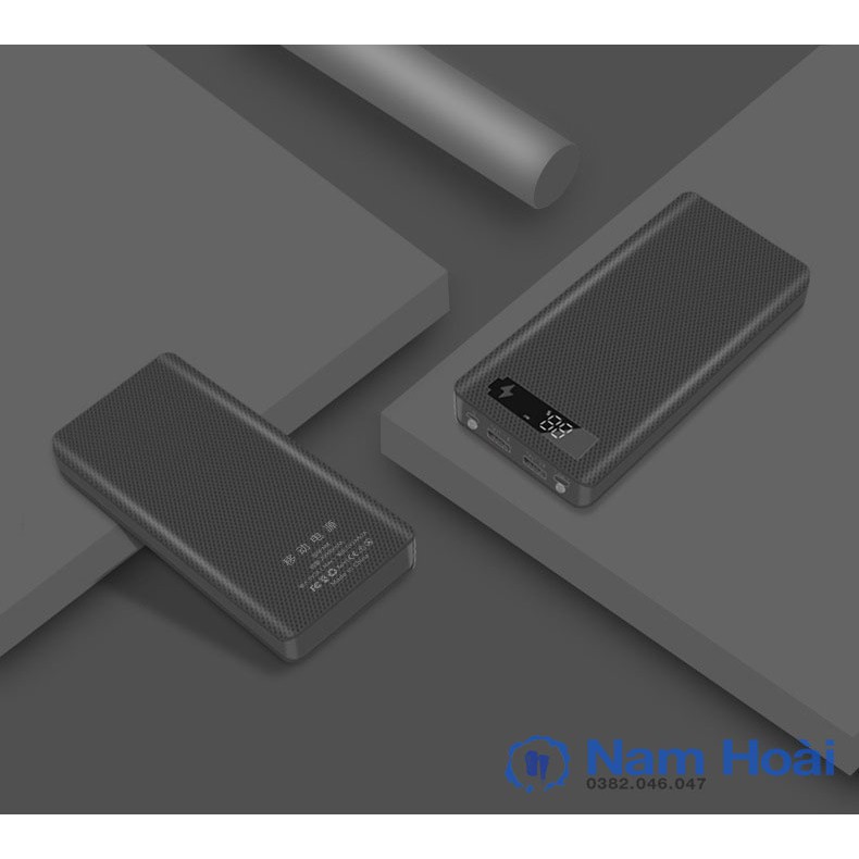 Sạc dự phòng  20000mAh có màn hình LED hiển thị phần trăm, cổng USB 2A (BH 12 tháng) MODEL: M8