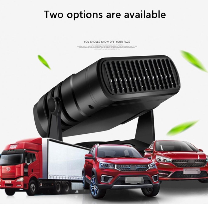 Quạt Điện Sưởi Ấm Cho Xe Hơi 12V 24V