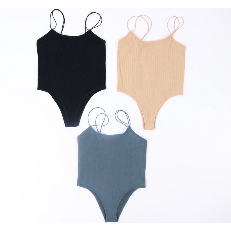 [Joiehome] Bodysuit 2 dây chất liệu thun co dãn mềm nhẹ