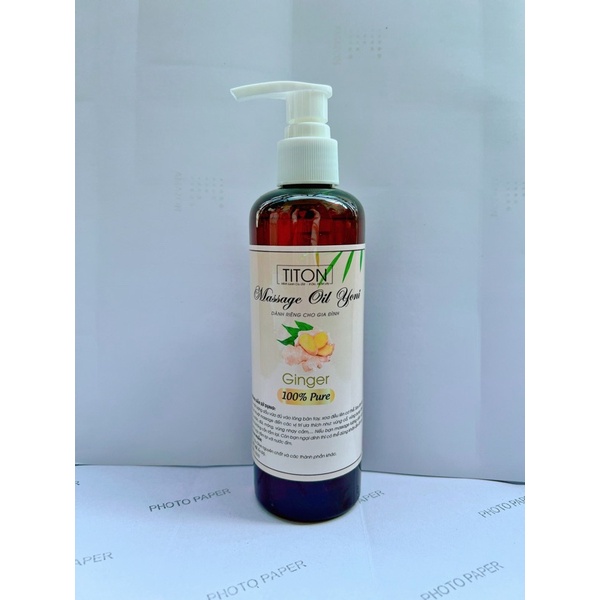 Dầu Massage Yoni-Body Gừng (250ml)