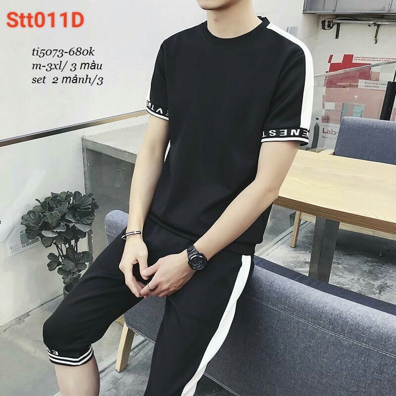 Set Đồ bộ thể thao nam/nữ set 1S lửng | BigBuy360 - bigbuy360.vn