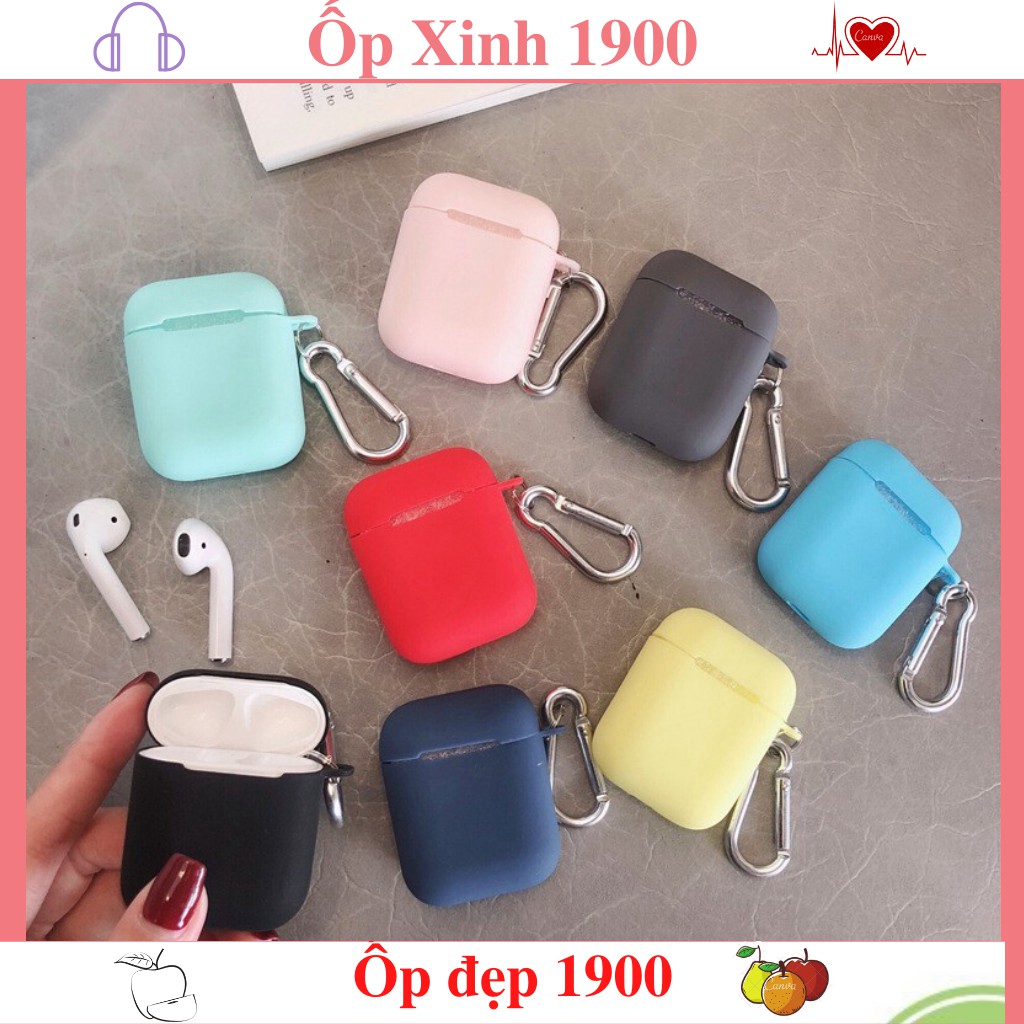 ⚡️20 Mẫu⚡️ Vỏ Bao bảo vệ tai nghe AirPods 1,2 i12 i12 Tws chống va đập - kèm móc