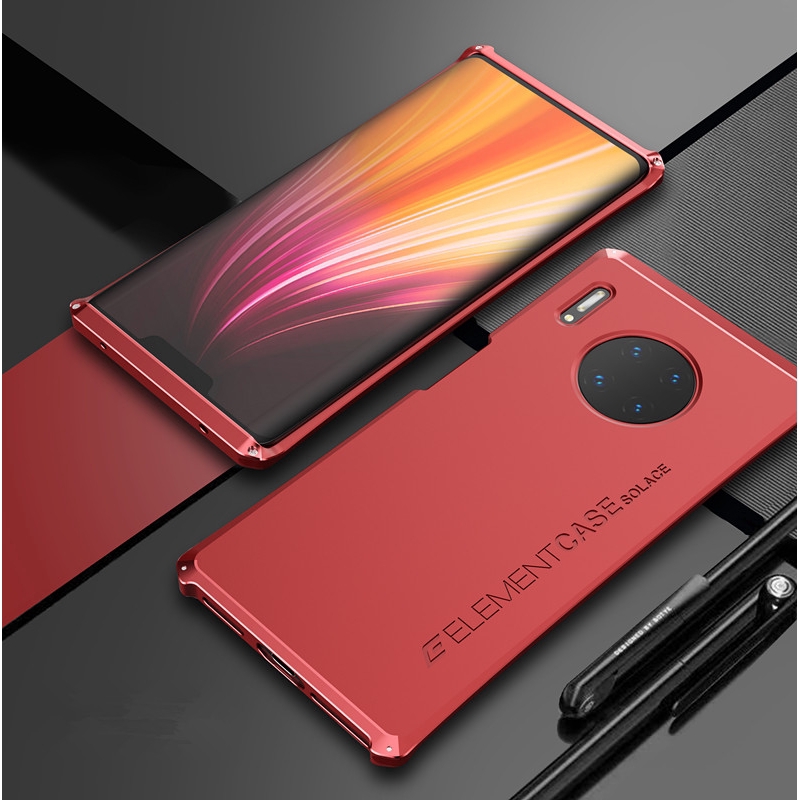 Huawei Mate 30 Pro Case 360 Full Protection Cases Honor 9X Pro Metal bumper +PC Hard Matte Back Cover 2 in 1
