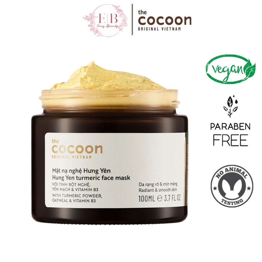 Big Size Mặt Nạ Nghệ Hưng Yên Cocoon 100ml Face Mask