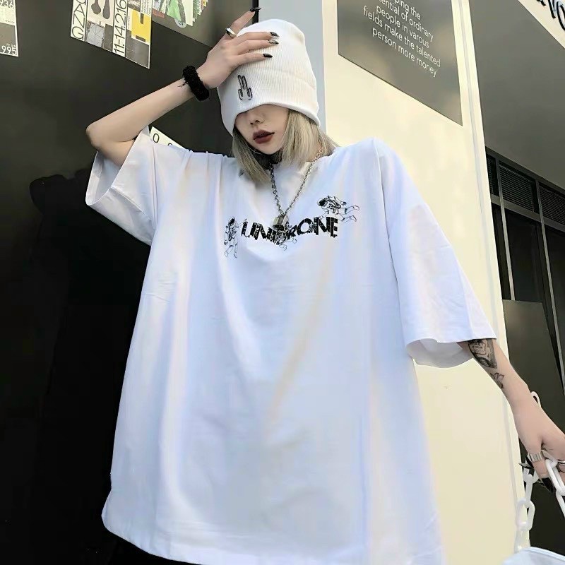 Áo thun tay lỡ unisex hình in cực chất