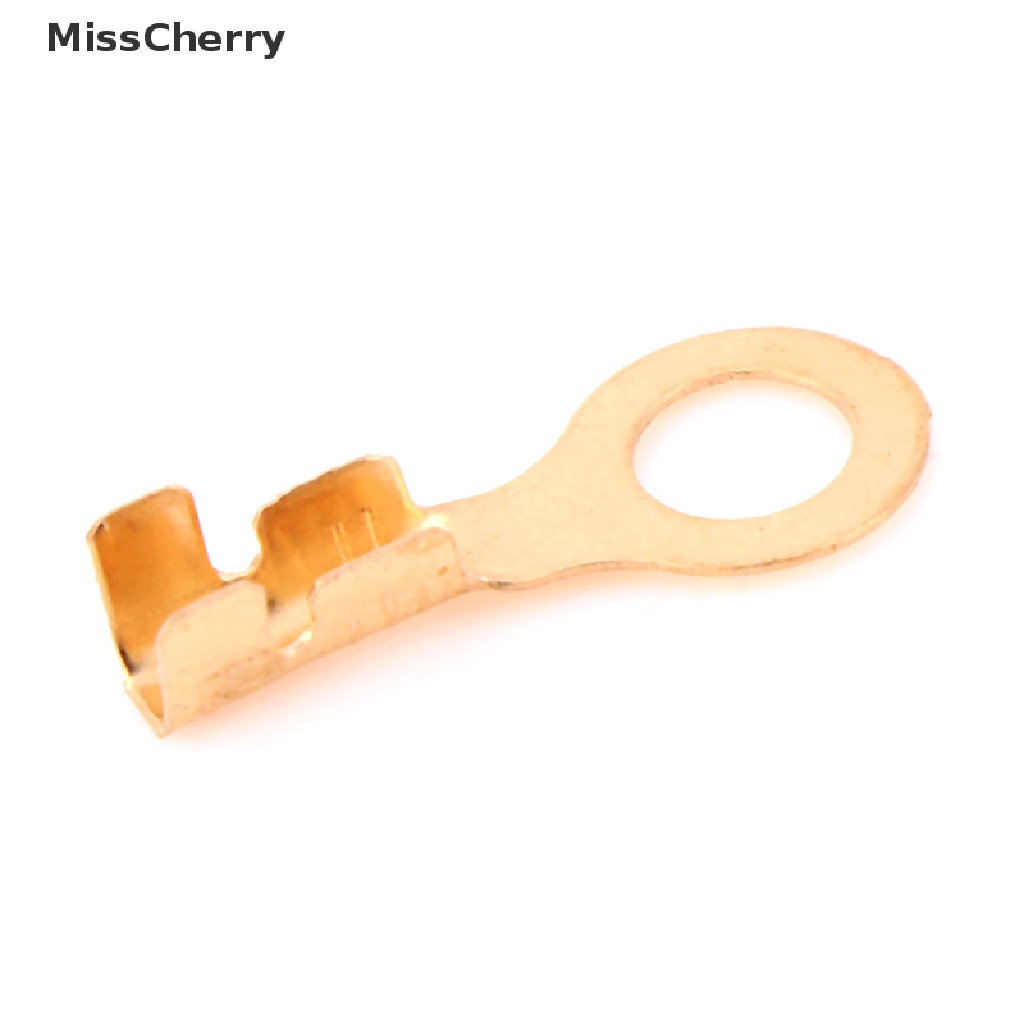 Set 100 đầu nối dây điện hình tròn bằng đồng thau 4.2mm chuyên dụng