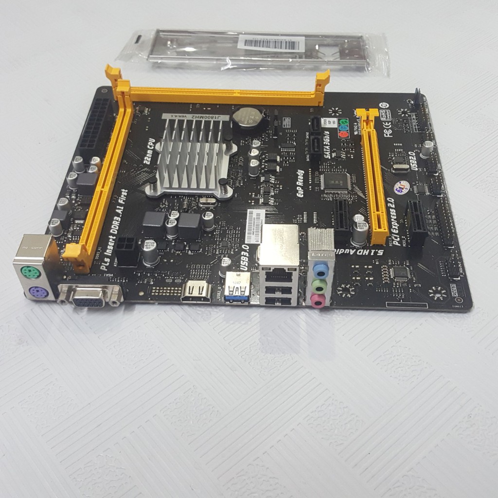 MAIN Biostar J1800MH2 CPU onboard - Hàng Chính Hãng