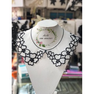 cổ áo ren sơ mi nữ phong cách hàn quốc