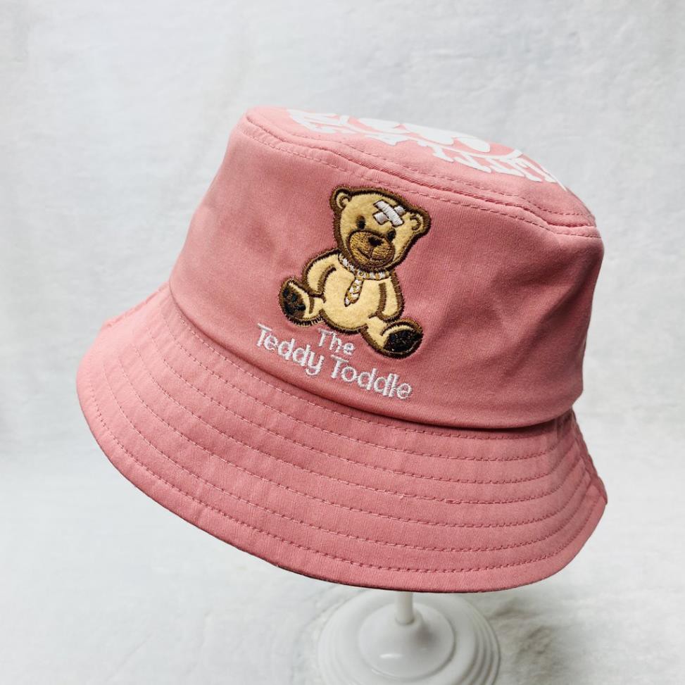 [VIP] Nón bucket cho bé thêu hình gấu dễ thương