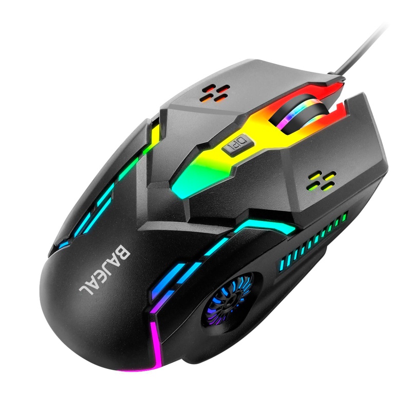 Chuột Gaming btsg Bajeal Có Dây, 6 NúT BấM Và ĐèN RGB