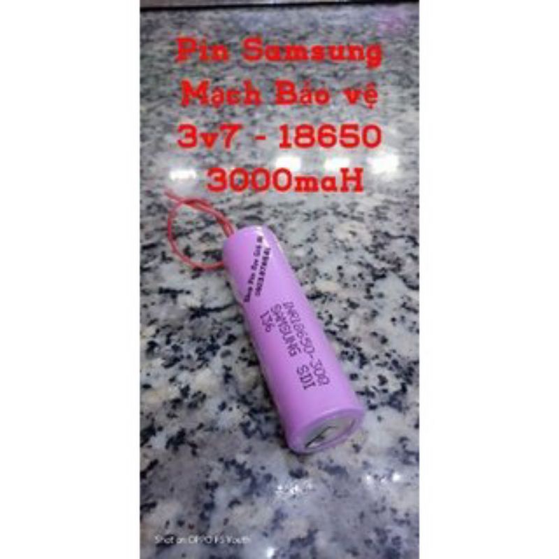 Pin 18650 Tông đơ máy cắt tóc Samsung 3000mah