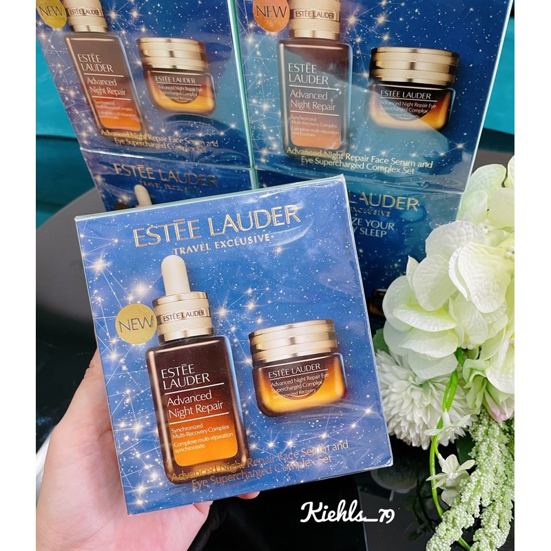 Set dưỡng da serum 50ml + kem mắt 15ml Estee Lauder