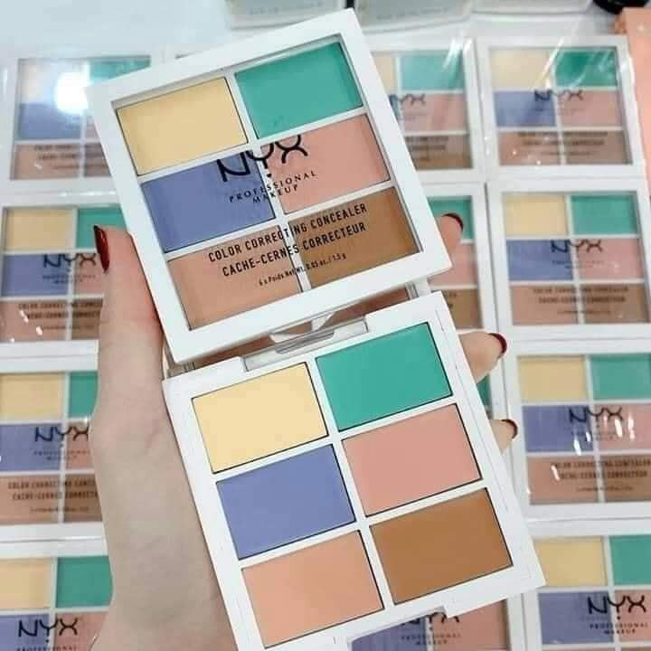 🦋giảm giá🦋CHE KHUYẾT ĐIỂM 6 Ô NYX Color Correcting Concealer Palette