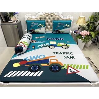 Bộ drap thun lạnh ý 5d cao cấp ms 245