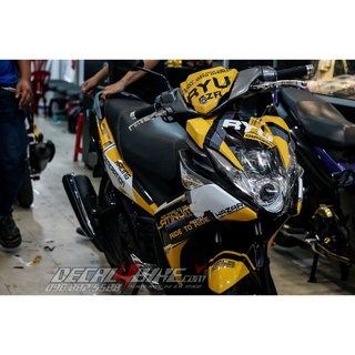 Gía sốc tem trùm xe nouvo sx 5 vàng đen