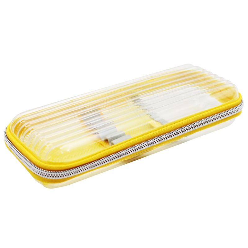 Bóp Viết Nhựa Trong FA2004014Y - Màu Vàng