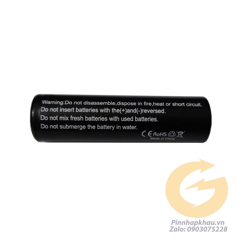 Pin sạc 18650 hãng AWT Dung lượng cao 3400mAh xã 15A nội trở 20 ôm 3.7v sạc đầy 4.2v