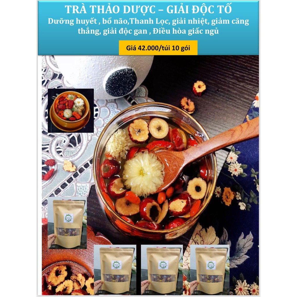TRÀ THẢO DƯỢC - GIẢI ĐỘC TỐ(1GÓI)