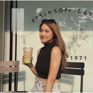 (có bán sỉ,ảnh thật,hoả tốc)🍊ÁO_CROPTOP_BA_LỔ_CỔ_LỌ🥑