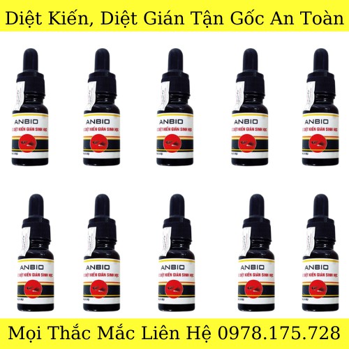 10 Lọ Thuốc Diệt Kiến, Diệt Gián AnBio