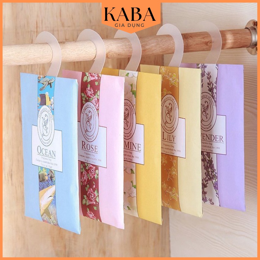Túi Thơm Để Tủ Quần Áo Túi Thơm Vỏ Lúa Mạch Có Móc Treo Phòng Ngủ Nhà Vệ Sinh KABA