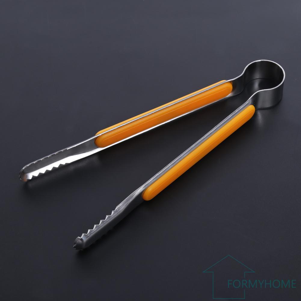 Cooking Kitchen Tongs Food BBQ Salad Bacon Steak Bread Clip Clamp