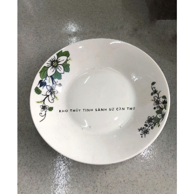 Dĩa sứ hoa xanh, dĩa ngọc