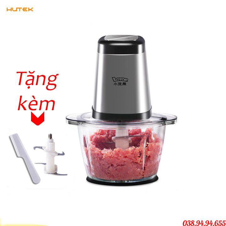 Máy Xay Thịt, máy Xay LOTOR, cối thủy tinh chịu lực, bảo hành 12 tháng