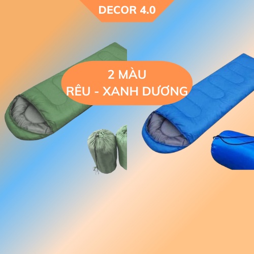 Túi ngủ văn phòng, Túi ngủ gấp gọn đi du lịch, đi phượt hay dã ngoại Decor 4.0