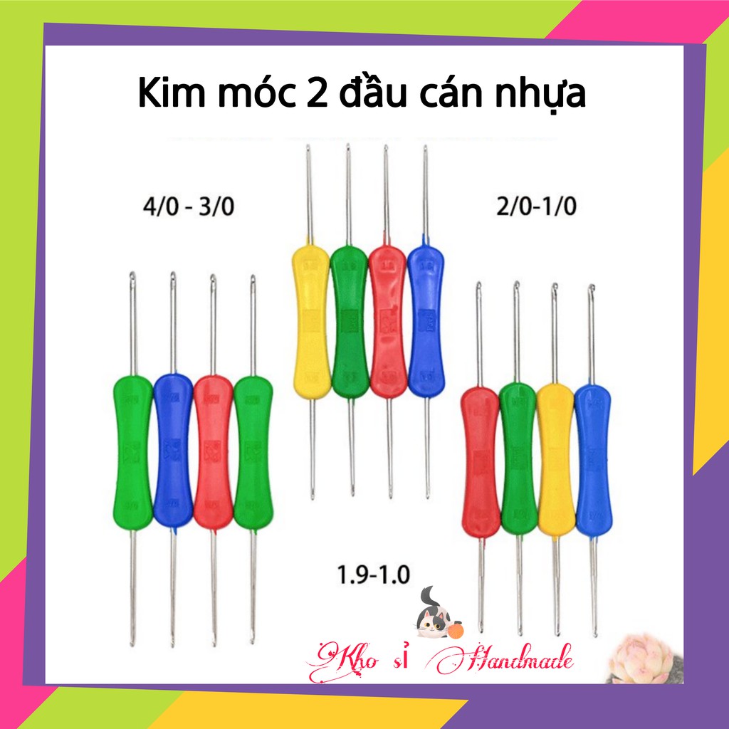 Kim móc cán nhựa 2 đầu