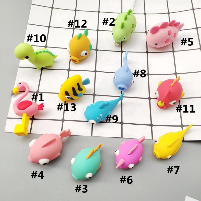 Cable bite Cute Animal cable protector for iphone usb cable Winder Charger Line Protection