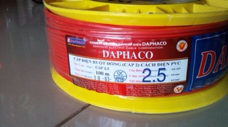 Dây điện 2.5 daphaco,giá 500k/100m