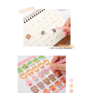 Nhíp gắp sticker tone màu macaron siêu đẹp.