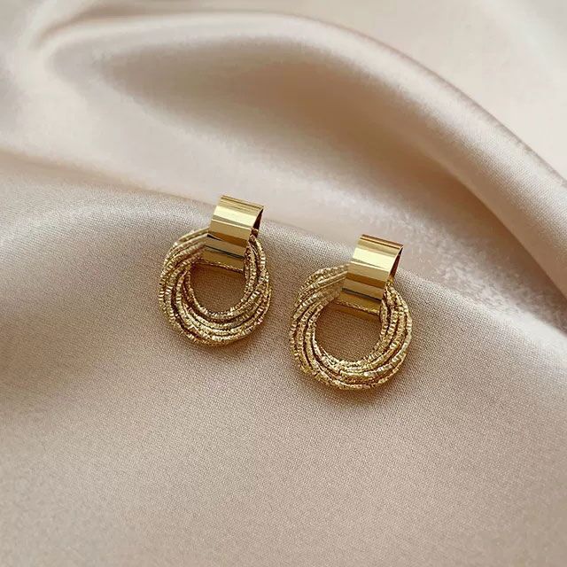 Khuyên tai thép titan mạ bạc 925 thời trang sành điệu cho nữ