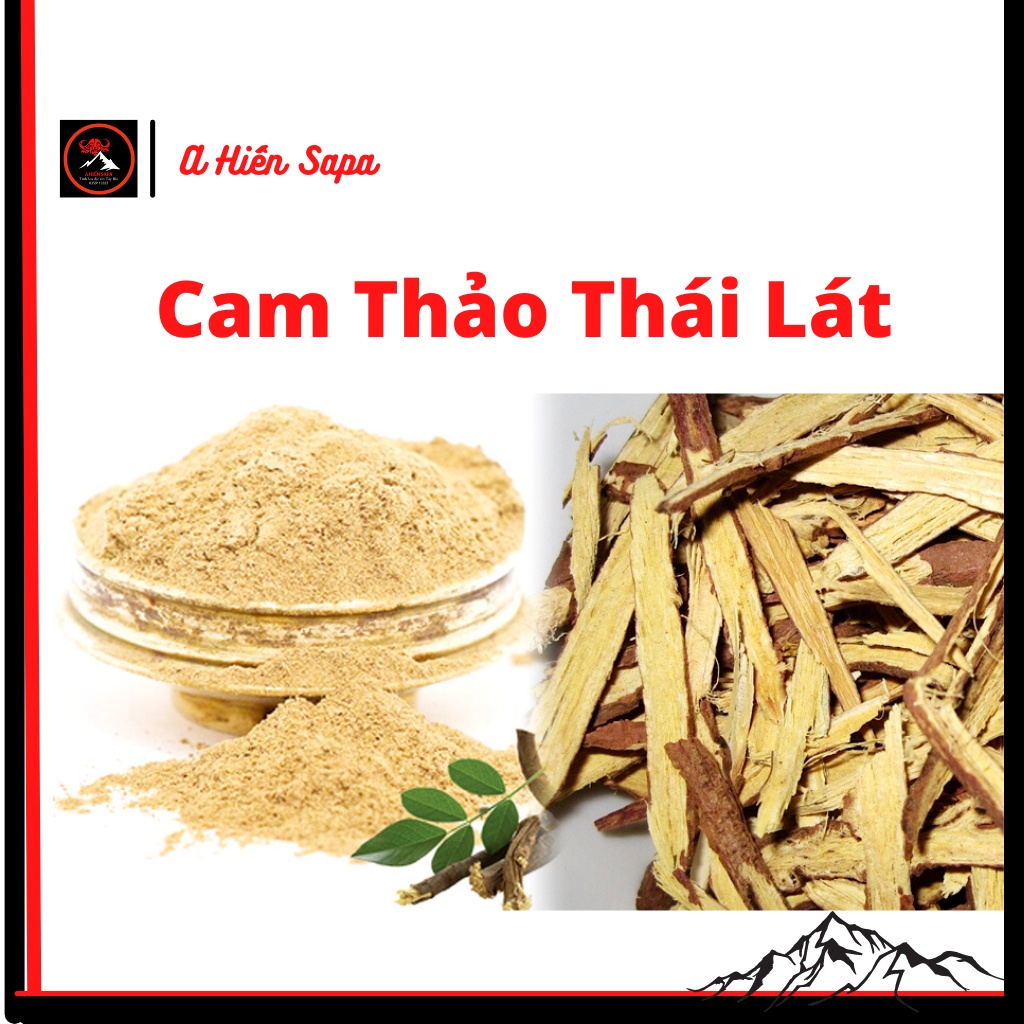 Cam thảo khô thái lát, vị ngọt, thơm, sạch sẽ, loại 1 gói 100 gr và 500 gr