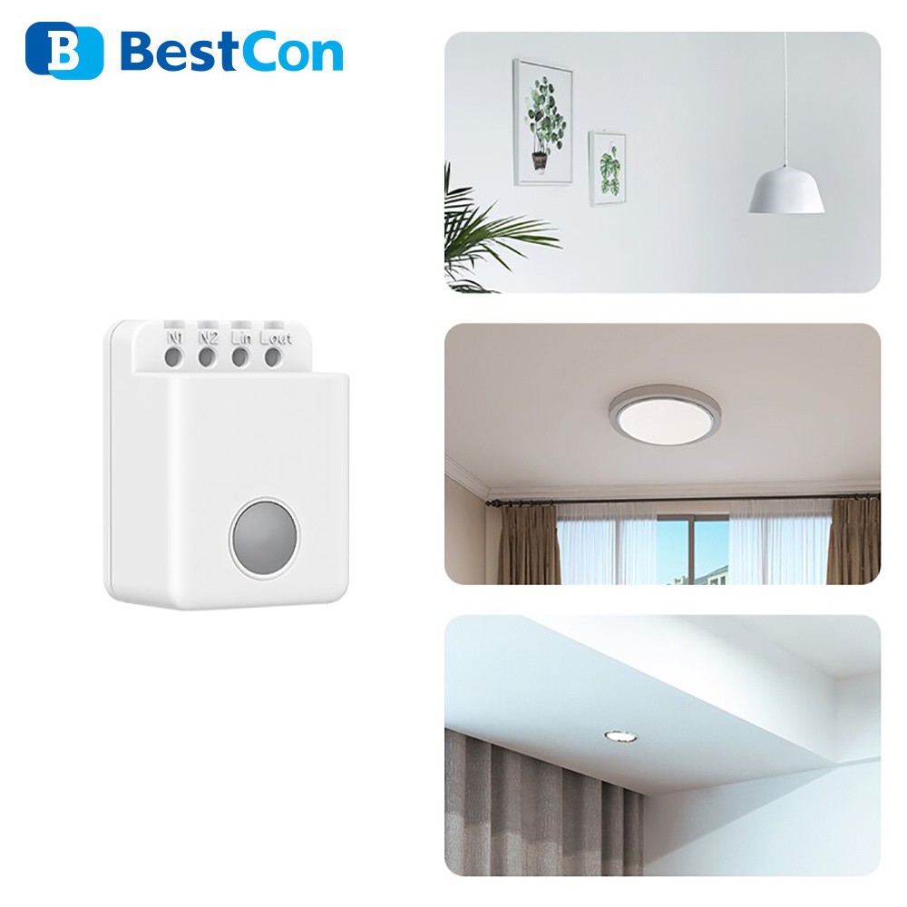 Công Tắc Broadlink MCB1 Bestcon- Công Tắc Wifi Thông Minh Hẹn Giờ Điều Khiển Từ Xa Qua App trên điện thoại thông minh