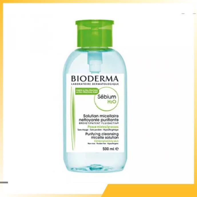 FREESHIP TOÀN QUỐC - Tẩy Trang Bioderma Senbio  Créaline 500ml chính hãng (Nắp Nhấn-Nắp Bật) ⓨⓞ r | BigBuy360 - bigbuy360.vn