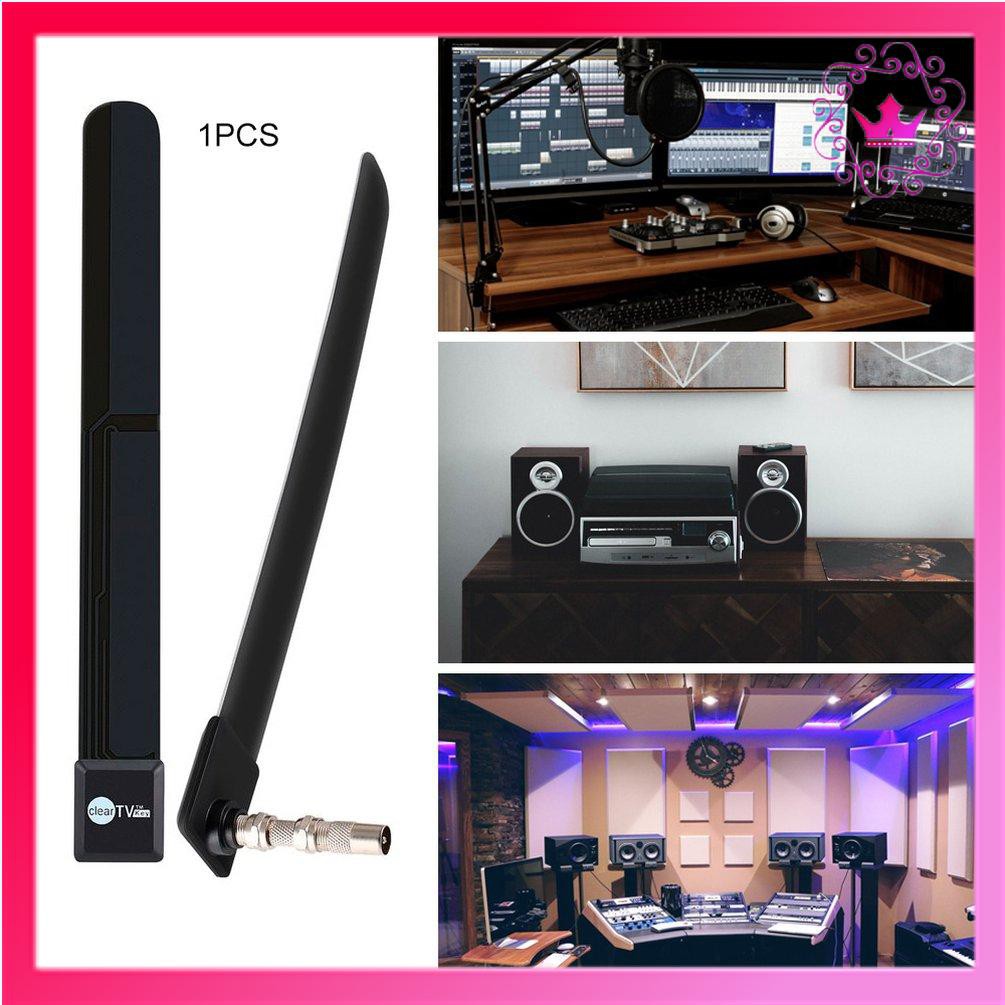 Ăng Ten Tv Trên Không Kỹ Thuật Số Lắp Trong Nhà Màu Đen Hiển Thị Rõ Ràng Phát Hdtv Miễn Phí 1080p Hd | BigBuy360 - bigbuy360.vn