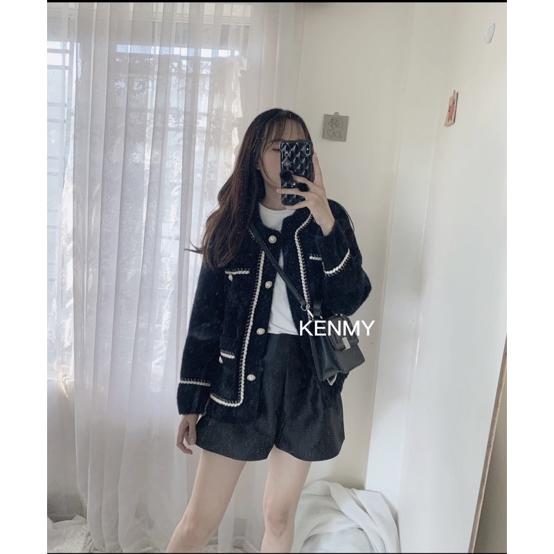 Áo khoác len lông thỏ [ HÌNH THẬT hàng quảng châu ] | BigBuy360 - bigbuy360.vn