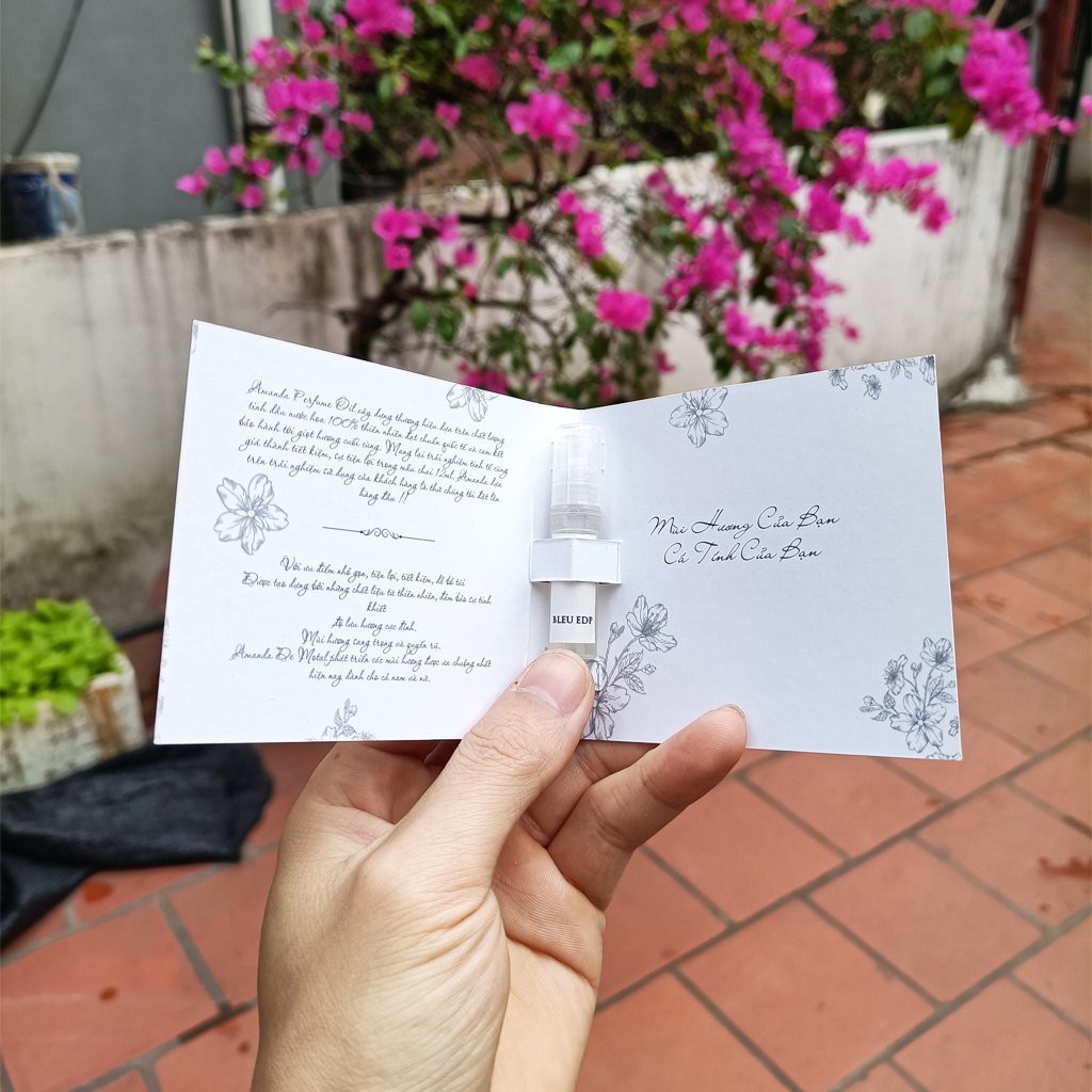 Tinh Dầu Nước Hoa Pháp Amanda Mẫu Thử Các Hãng Vial 1.5ml | Thế Giới Skin Care