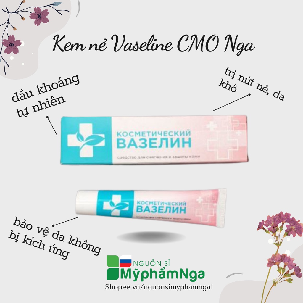 Sáp nẻ Kem nẻ Vaseline CMO Nga 20gr