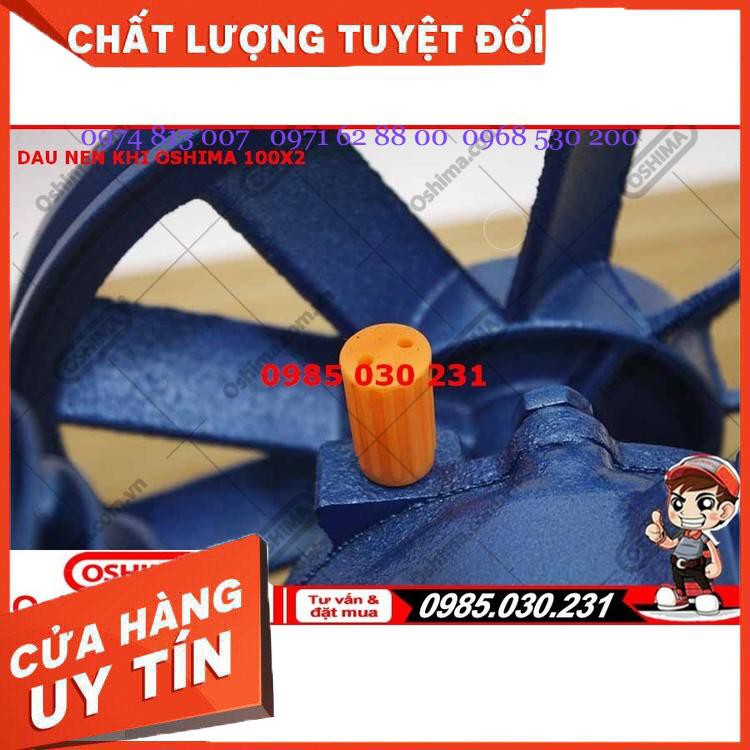 Đầu nén khí OSHIMA 100x2 Siêu giảm giá l Bảo hành 1 năm