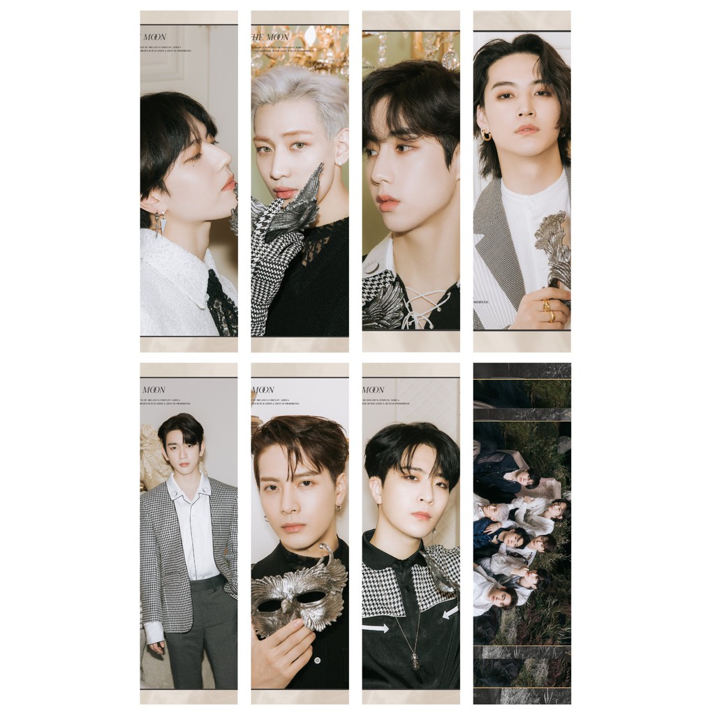 Bộ 8 bookmark ảnh GOT7 - DYE có 3 ver (có in theo yêu cầu)